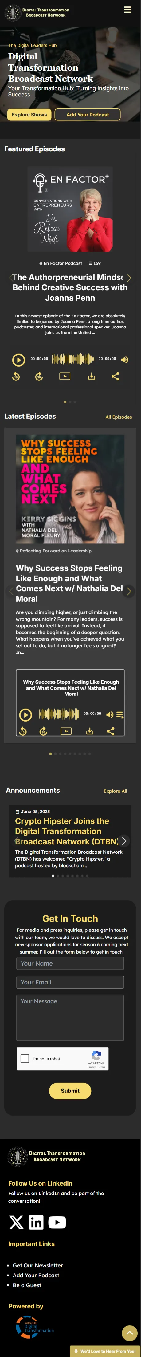 Digital Transform TV Media Platform screenshot 2