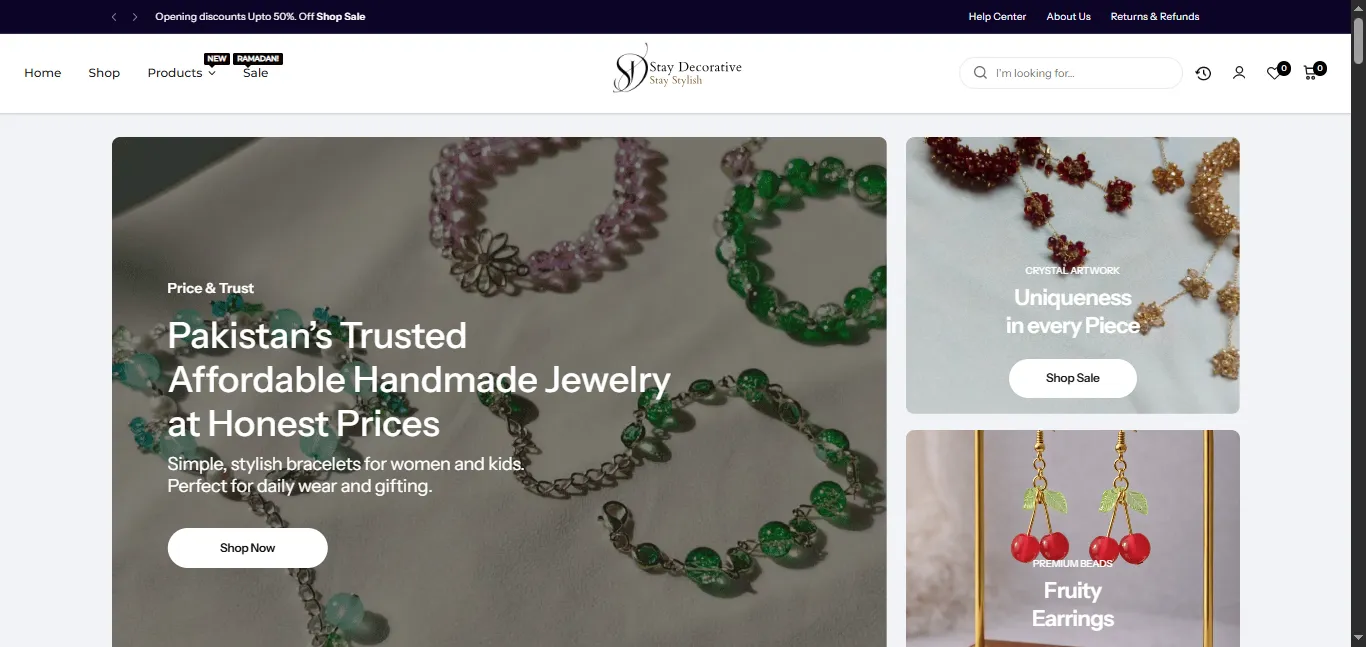 StayDecorative WooCommerce eCommerce Platform preview